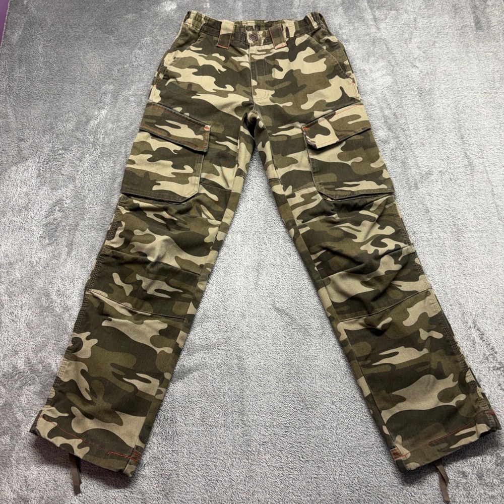 RedHead Cargo Pants Mens 28x30 Green Camo Good Silent-Hide Hunting Outdoor